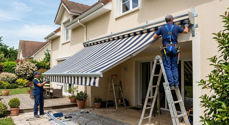 Fabric Awning Replacement in Marin County, CA