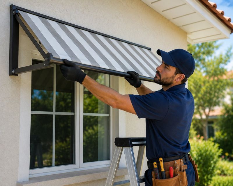 Window Awning Installation in Marin County, CA