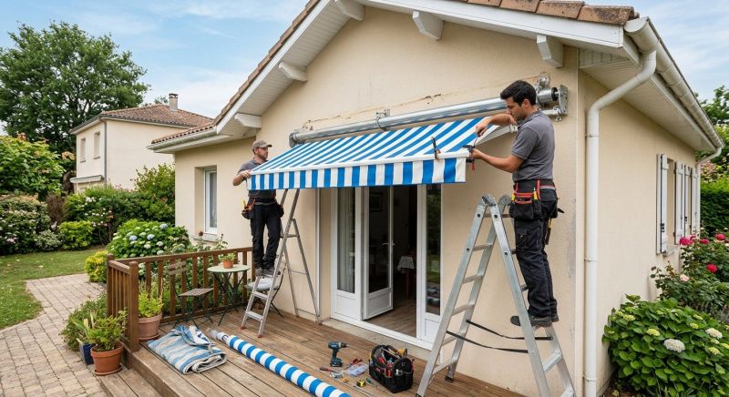 Canvas Awning Installation in Santa Rosa, CA