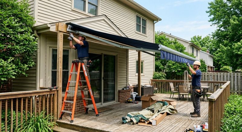 Cloth Awning Replacement in Santa Rosa, CA
