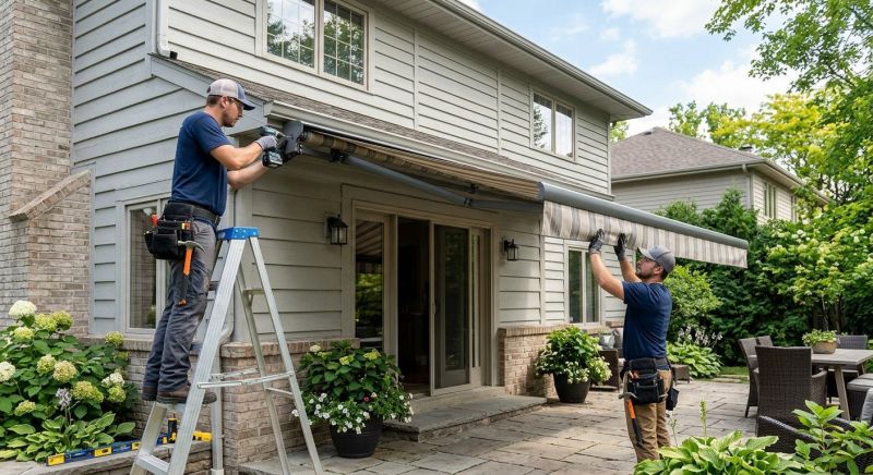 Custom Awning Installation in Santa Rosa, CA