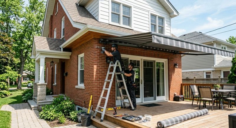 Custom Awnings Installation in Marin County, CA