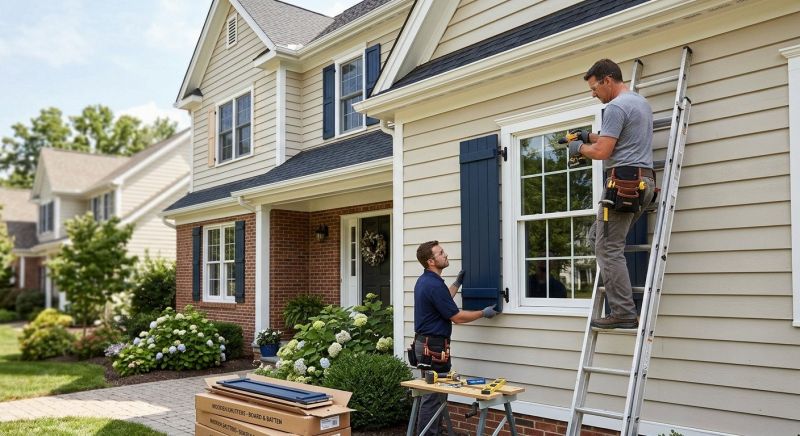 Exterior Shutters Installation in Kansas City, KS