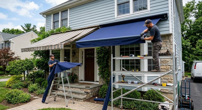 Fabric Awning Installation in Napa, CA
