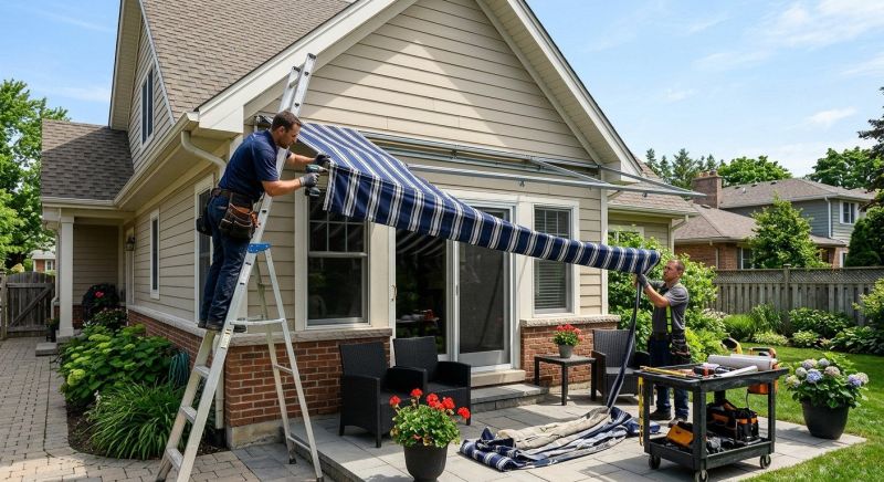 Home Awning Installation in Marin County, CA