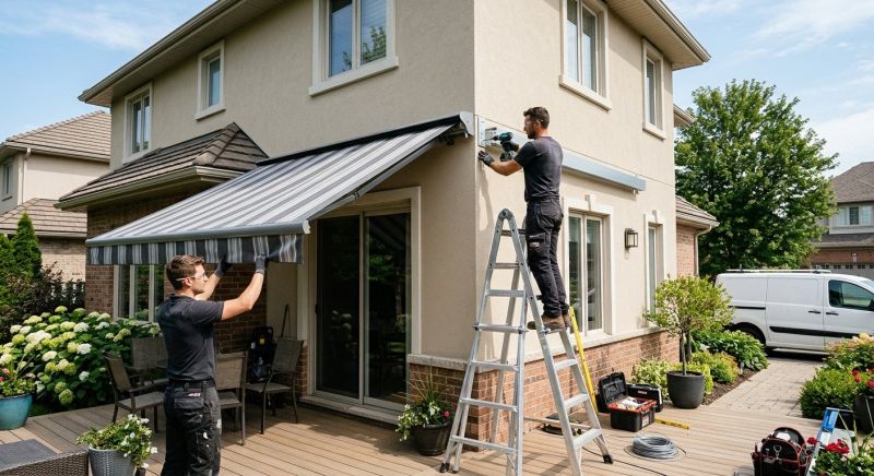 House Awning Installation in Santa Rosa, CA
