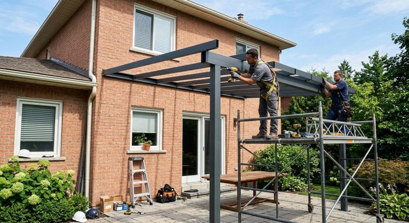 Metal Awning Installation in Santa Rosa, CA