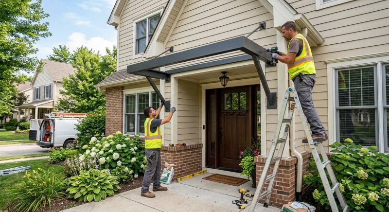 Metal Awning Replacement in Marin County, CA