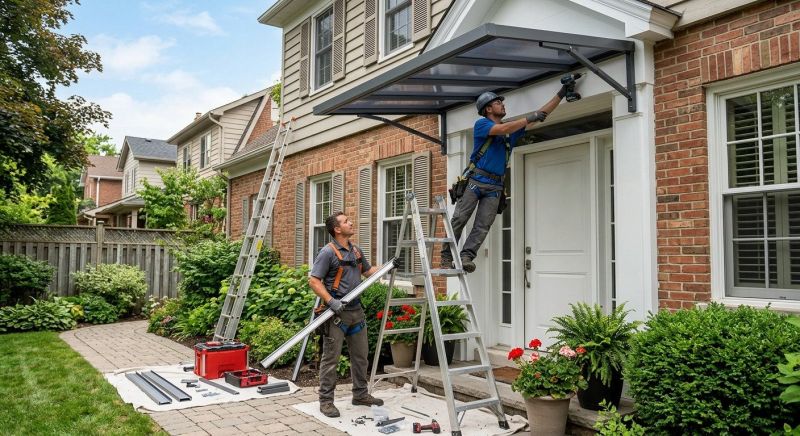 Metal Shade Installation in Napa, CA