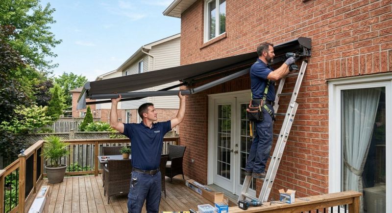 Retractable Awning Installation in Marin County, CA