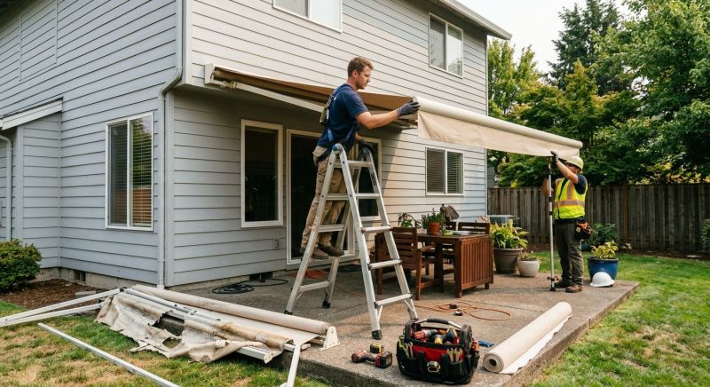 Retractable Awning Replacement in Santa Rosa, CA