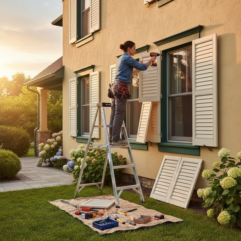 Shutter Latch Replacement in Kansas City, KS