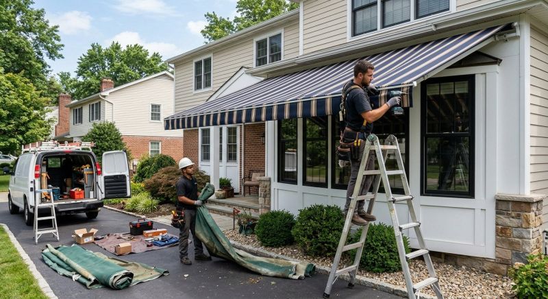 Window Awning Installation in Sonoma County, CA