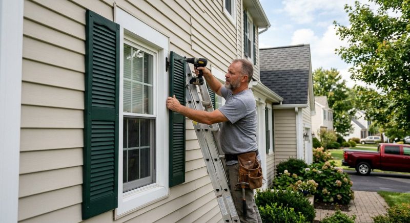 Window Shutter Installation in Alpharetta, GA
